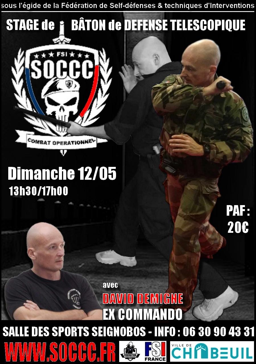 Affiche stage david demigne